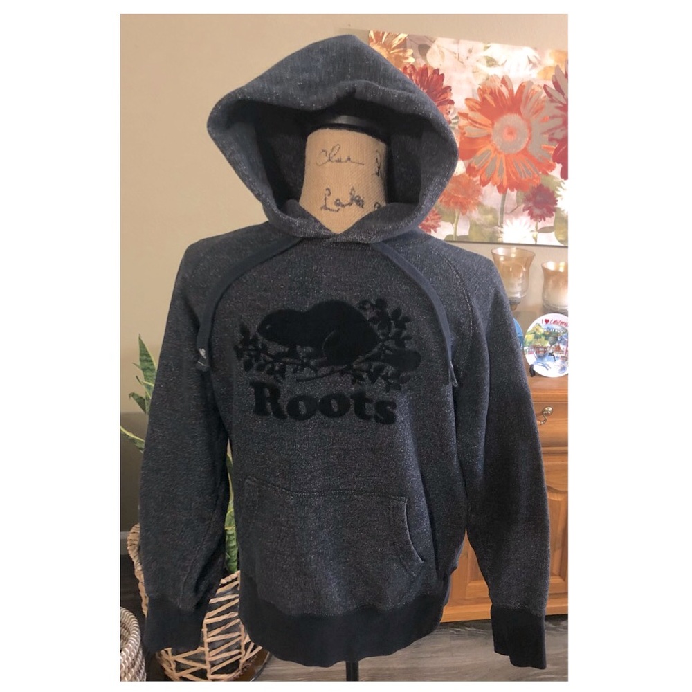 Genuine Roots Cabin Sweatshirt Canada Beaver Logo Size XS